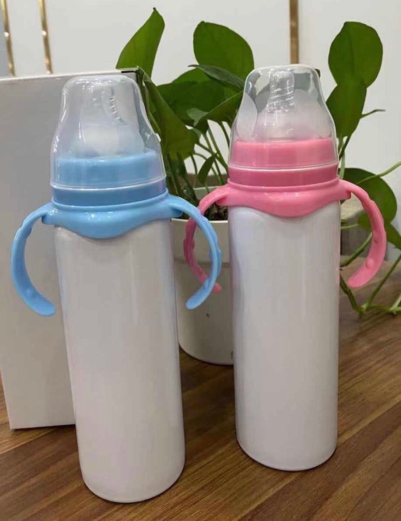 8oz Straight Baby Toddler Bottle For Sublimation – LAWSON SUPPLY