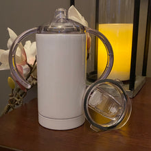 Load image into Gallery viewer, Straight Sublimation Sippy Tumbler