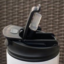 Load image into Gallery viewer, 20oz Flip Top Skinny Straight Sublimation Tumbler (white)