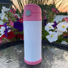 Load image into Gallery viewer, 12oz Straight Flip Top Kids Tumblers (Solid Colors)