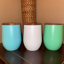 Load image into Gallery viewer, Glow-in-the-Dark Wine Sublimation tumbler