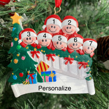 Load image into Gallery viewer, Family Christmas Staircase Ornament
