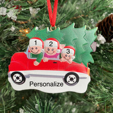 Load image into Gallery viewer, Family Car Ride Christmas Ornament
