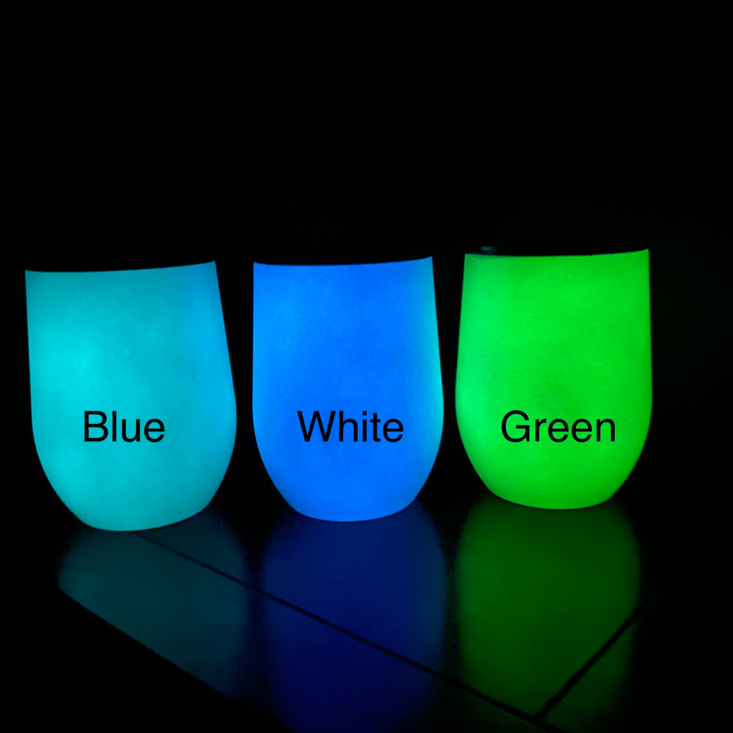Glow-in-the-Dark Wine Sublimation tumbler